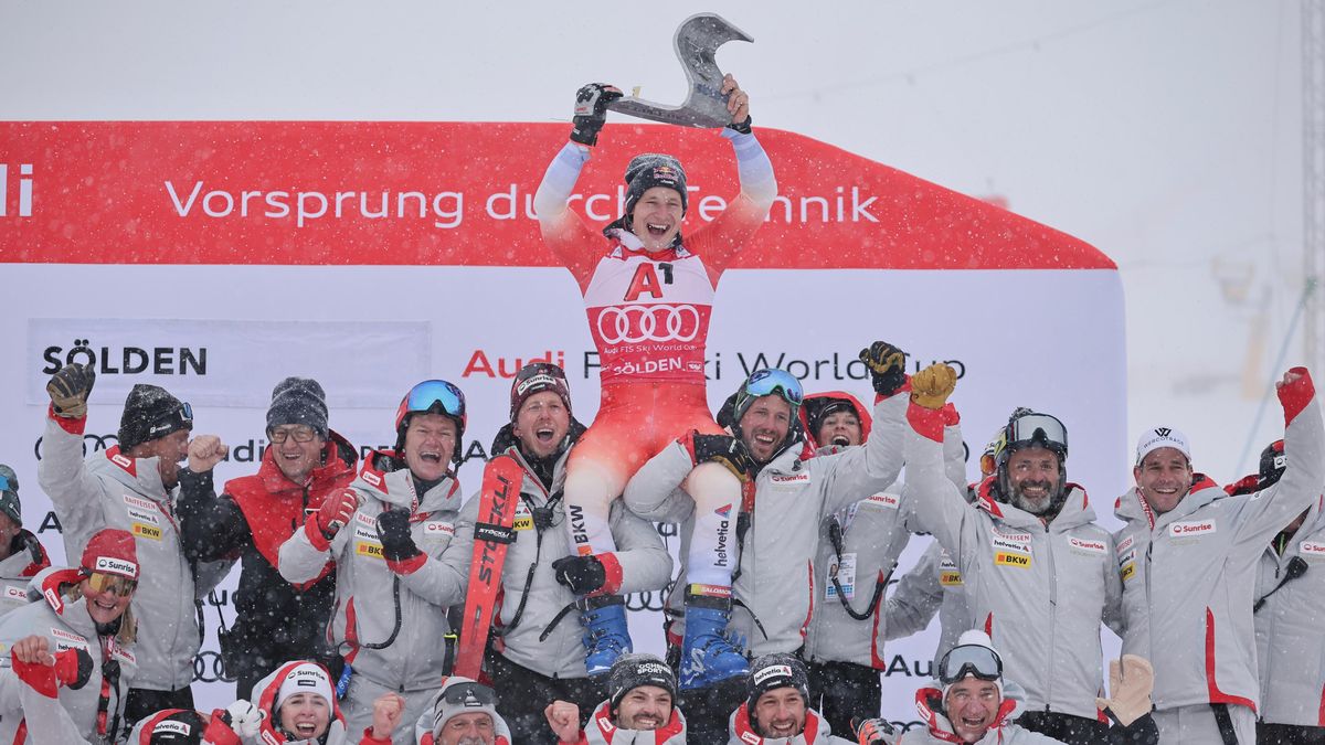 Zahajovací obří slalom vyhrál Odermatt